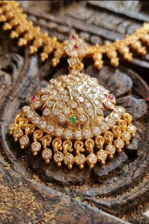 Alternative view of Vintage style panchaloham Necklace
