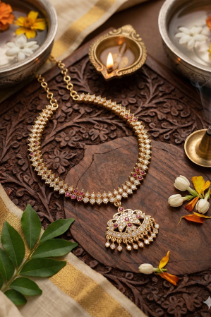 Vintage style panchaloham Neck choker